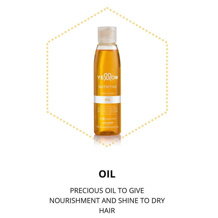 Alfaparf Yellow Nutritive Argan and Coconut Oil For Dry Hair 125ml - Easy Pharmacy LLC