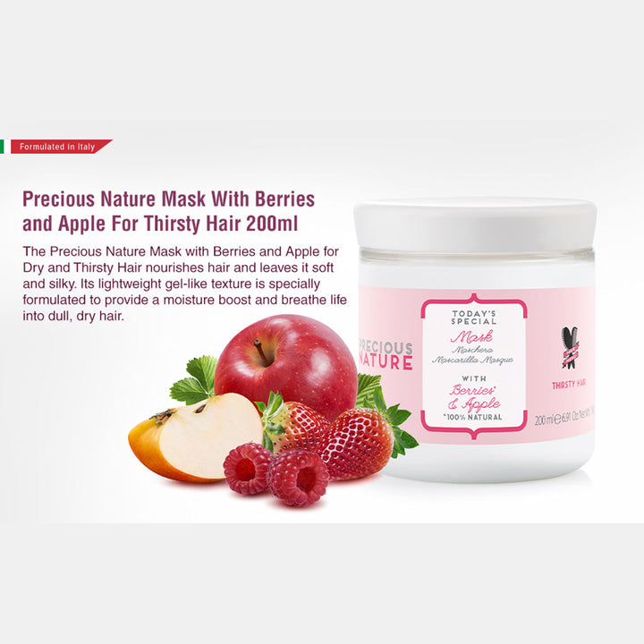 Alfaparf Precious Nature Thirsty Hair Mask With Berries & Apple For Manageable, Soft Hair 200ml - Easy Pharmacy LLC