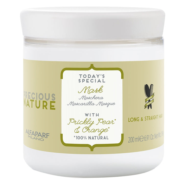 Alfaparf Precious Nature Long & Straight Hair Mask With Prickly Pear & Orange 200ml - Easy Pharmacy LLC