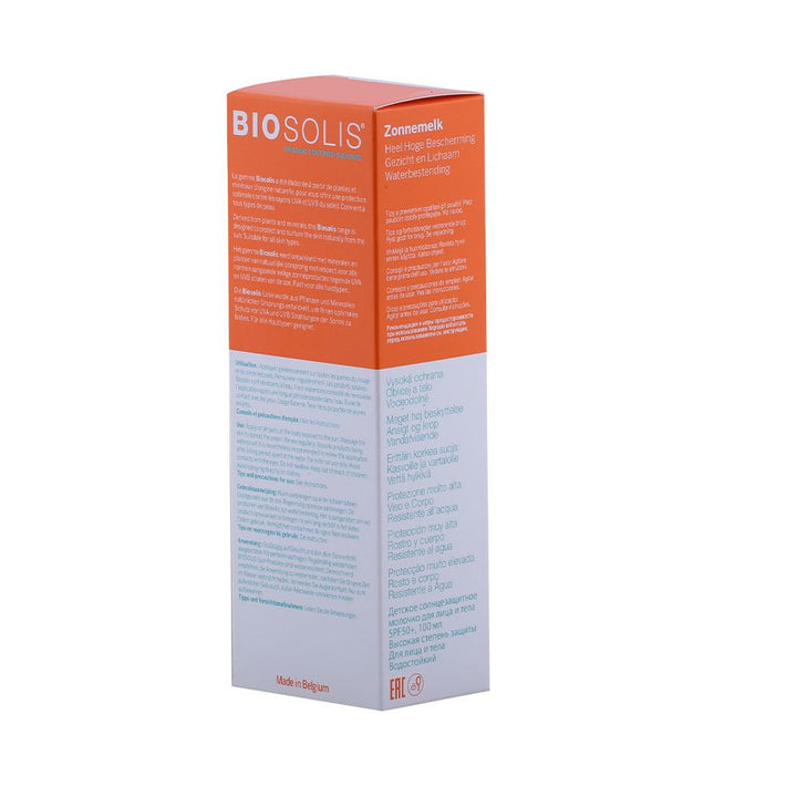 Biosolis Baby And Kids Sun Milk SPF50+ Cream 100 mL - Easy Pharmacy LLC