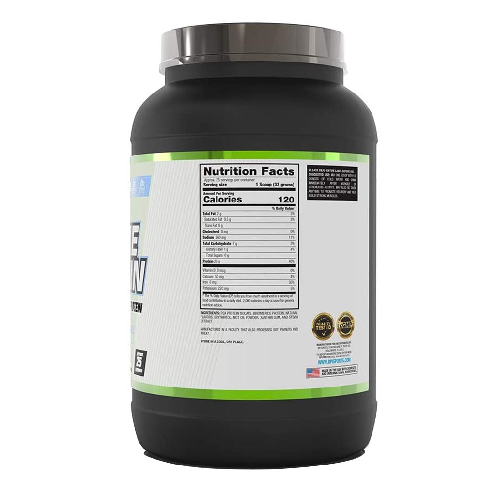 BPI Sports Veggie Vegetarian Protein Powder Vanilla 25 Servings - Easy Pharmacy LLC