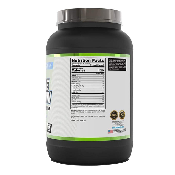 BPI Sports Veggie Vegetarian Protein Powder Vanilla 25 Servings - Easy Pharmacy LLC