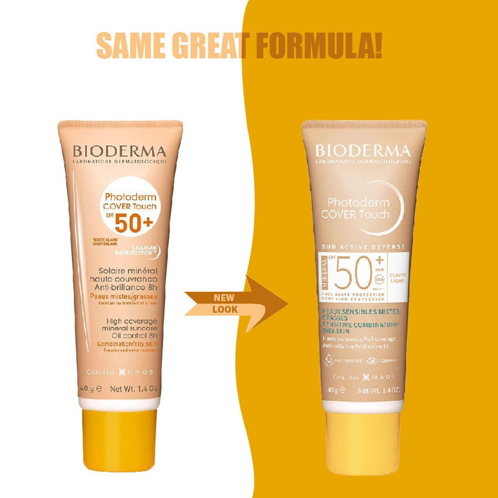 Bioderma Photoderm Cover Touch SPF50+ High Coverage Mineral Sunscreen Light Tinted 40 mL - Easy Pharmacy LLC