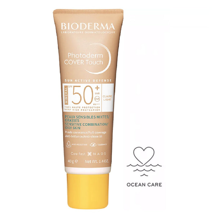 Bioderma Photoderm Cover Touch SPF50+ High Coverage Mineral Sunscreen Light Tinted 40 mL - Easy Pharmacy LLC