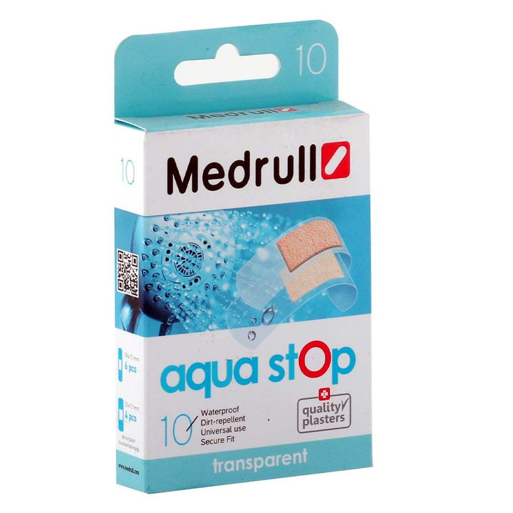 Medrull Aqua Stop Transparent Waterproof Plaster 10's - Easy Pharmacy LLC