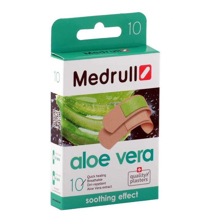 Medrull Aloevera Quick Healing Soothing Effect Plaster 10's - Easy Pharmacy LLC