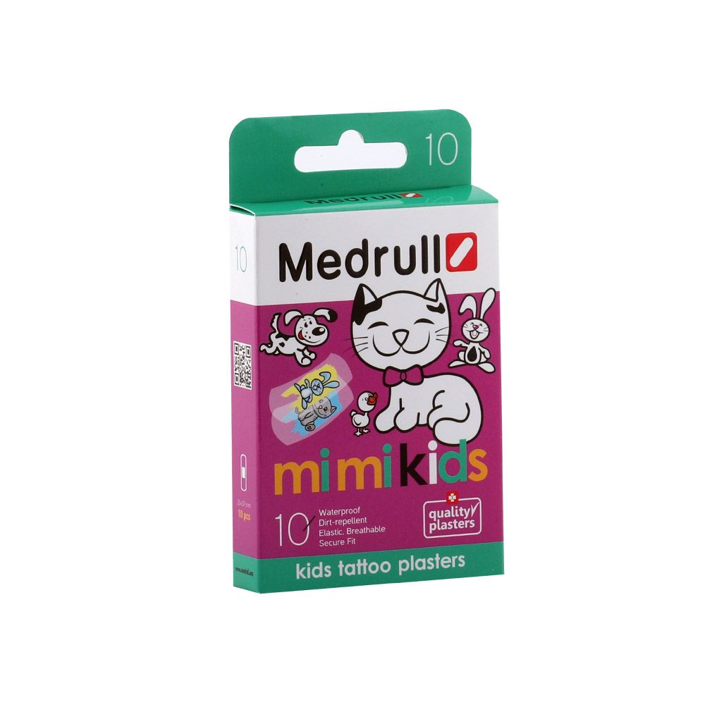 Medrull Kids Tattoo Plaster Assorted 10's - Easy Pharmacy LLC