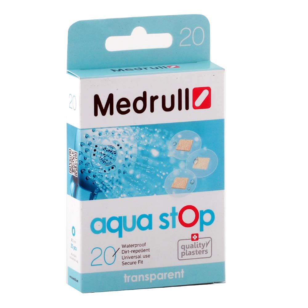 Medrull Aqua Stop Transparent Waterproof Plaster 20's - Easy Pharmacy LLC