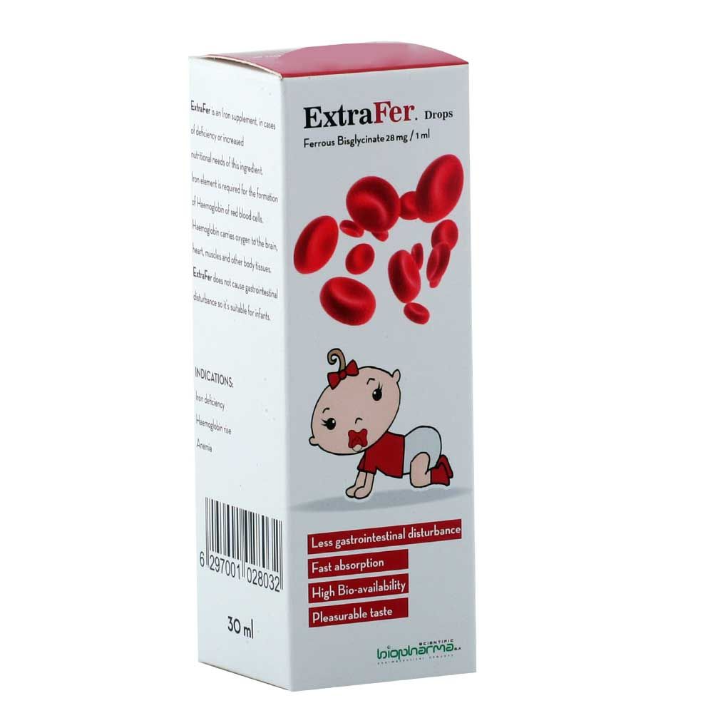 ExtraFer 14 mg/0.5 mL Oral Drops 30 mL - Easy Pharmacy LLC