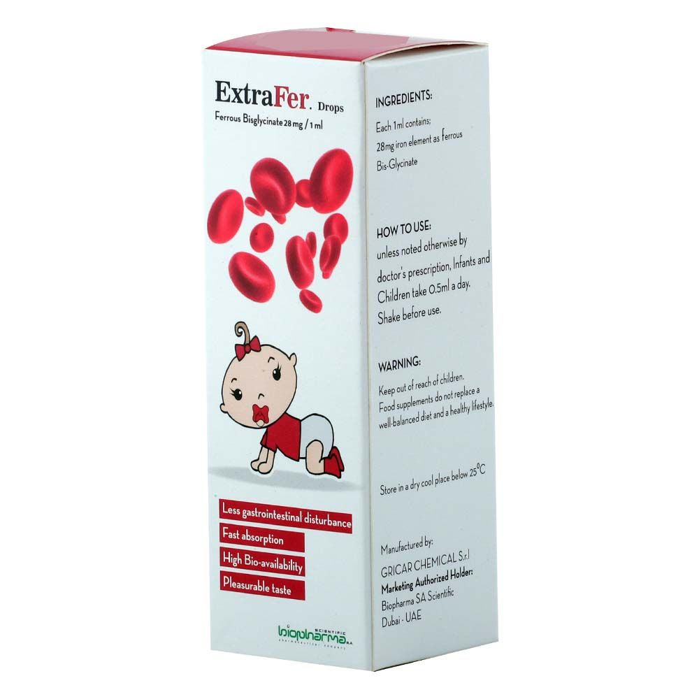 ExtraFer 14 mg/0.5 mL Oral Drops 30 mL - Easy Pharmacy LLC