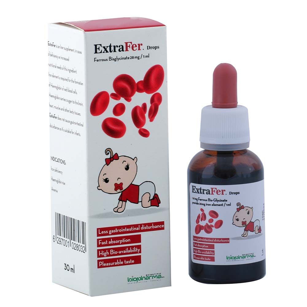 ExtraFer 14 mg/0.5 mL Oral Drops 30 mL - Easy Pharmacy LLC