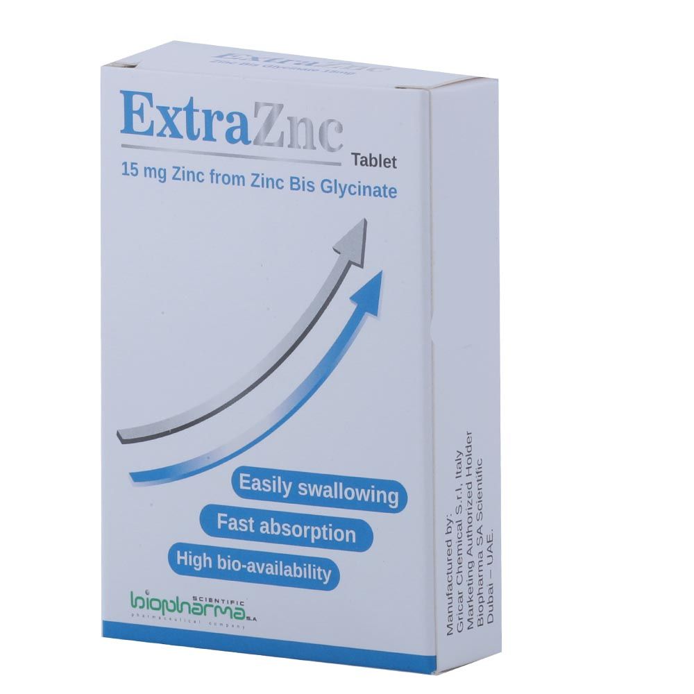 Extraznc 15 mg Tablet 30's - Easy Pharmacy LLC