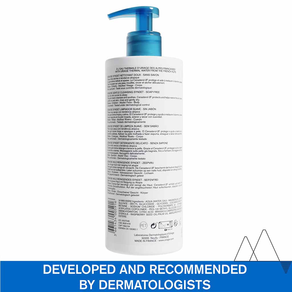 Uriage Xemose Soap-Free Gentle Cleansing Syndet For Very Dry & Atopic Skin 500ml - Easy Pharmacy LLC