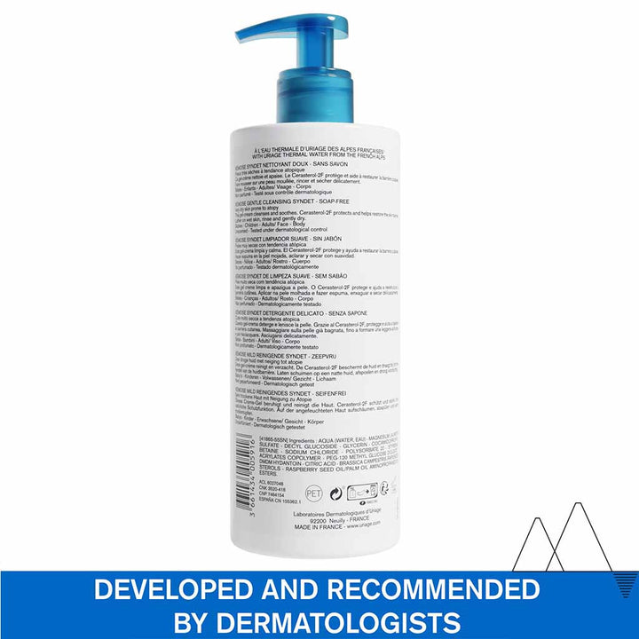 Uriage Xemose Soap-Free Gentle Cleansing Syndet For Very Dry & Atopic Skin 500ml - Easy Pharmacy LLC
