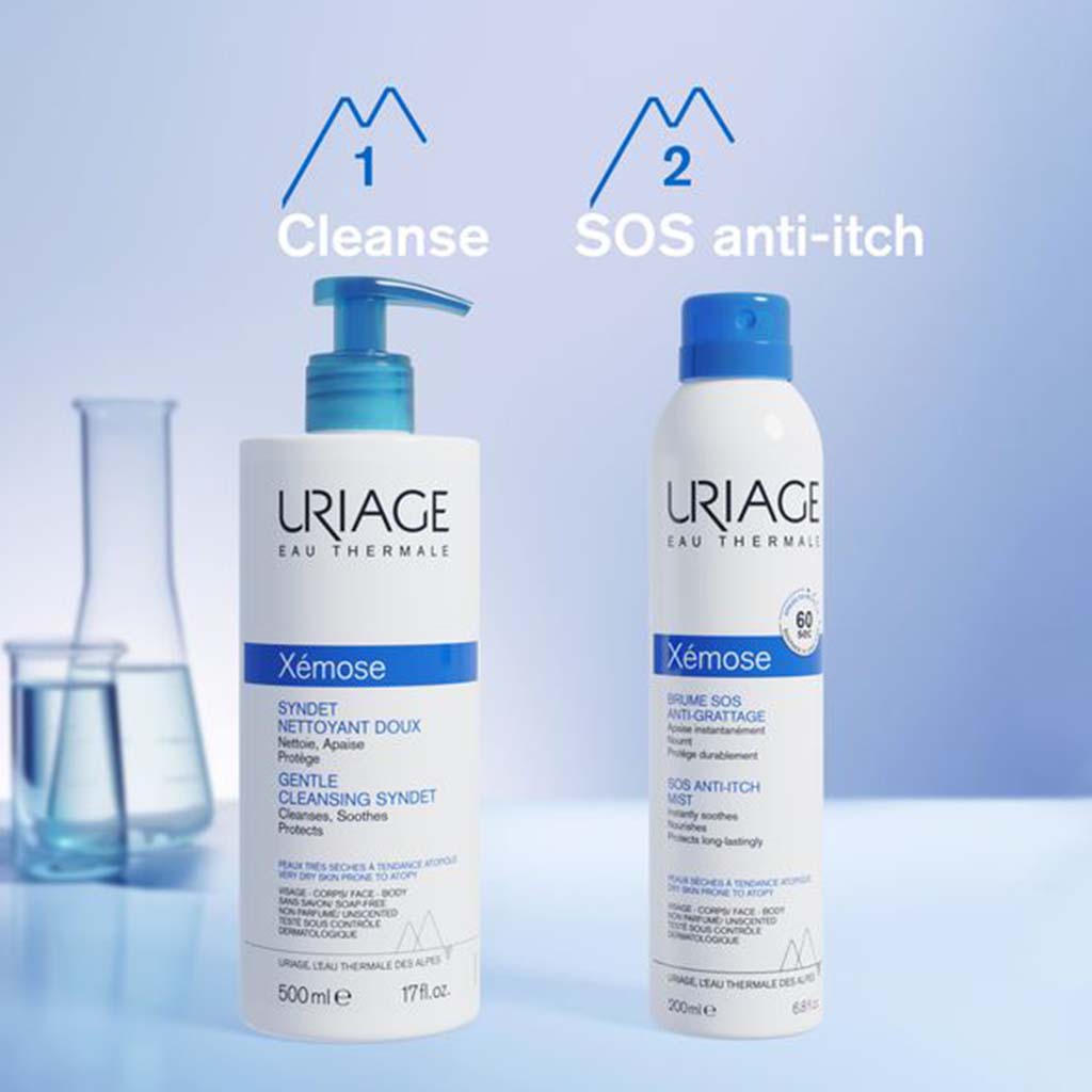 Uriage Xemose Soap-Free Gentle Cleansing Syndet For Very Dry & Atopic Skin 500ml - Easy Pharmacy LLC