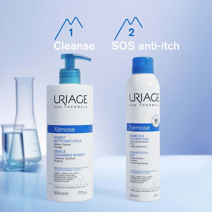 Uriage Xemose Soap-Free Gentle Cleansing Syndet For Very Dry & Atopic Skin 500ml - Easy Pharmacy LLC