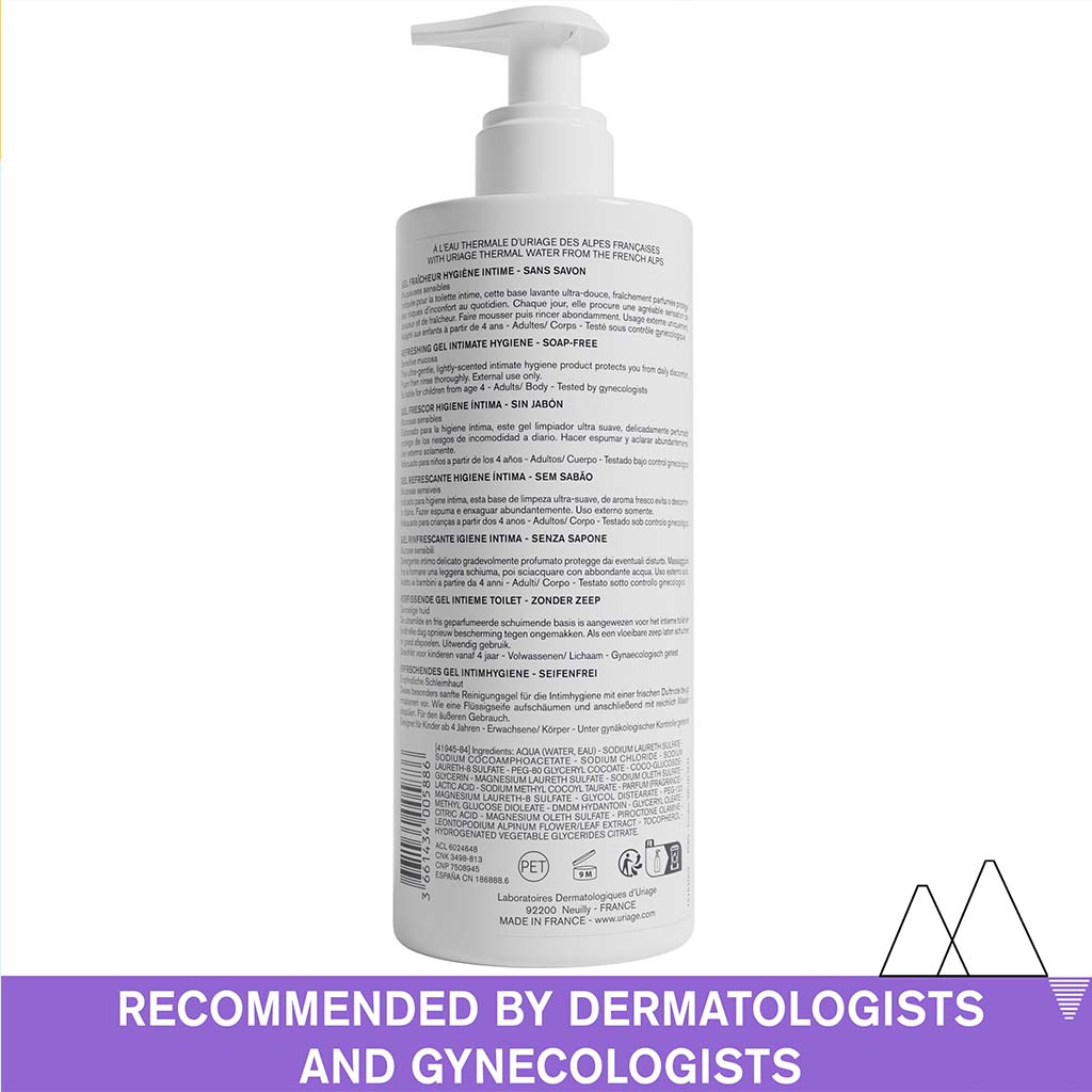 Uriage Gyn-Phy Refreshing Intimate Hygiene Protective Cleansing Gel 500ml - Easy Pharmacy LLC