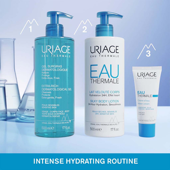 Uriage Extra-Rich Dermatological Cleansing Gel For Face & Body 500ml - Easy Pharmacy LLC