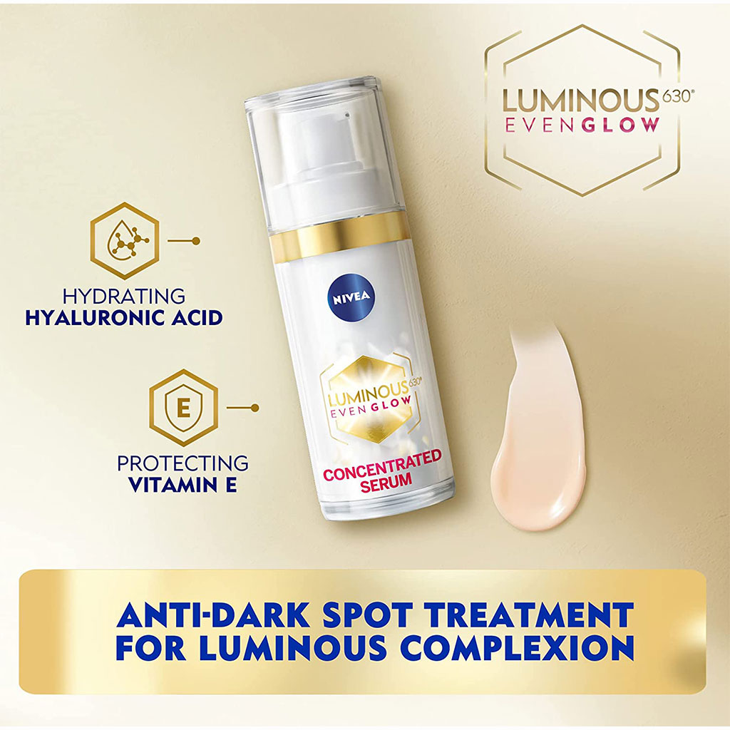 Nivea Luminous630 Even Glow Concentrated Serum 30 mL - Easy Pharmacy LLC