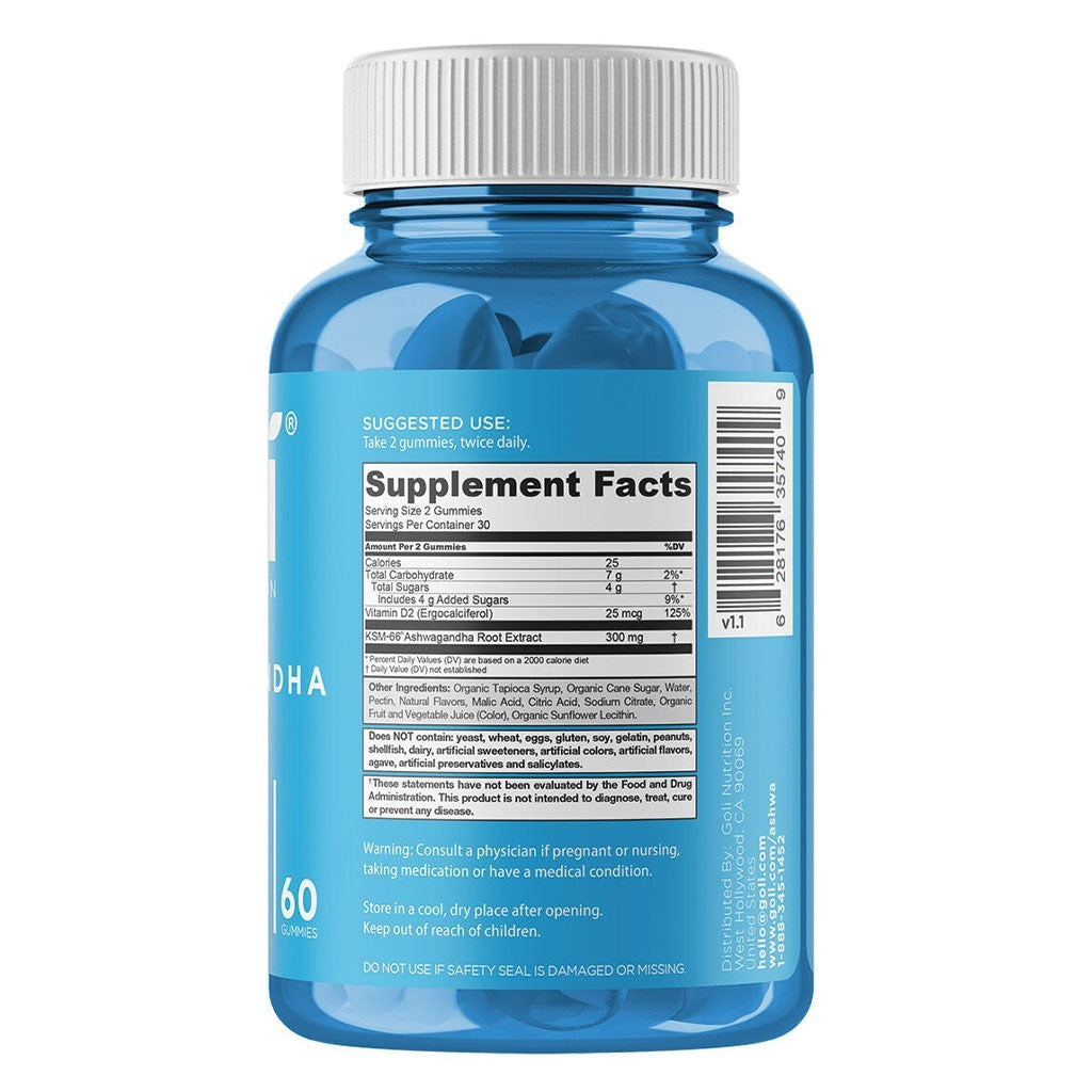 Goli® Nutrition Ashwaganda Gummies 60's - Easy Pharmacy LLC