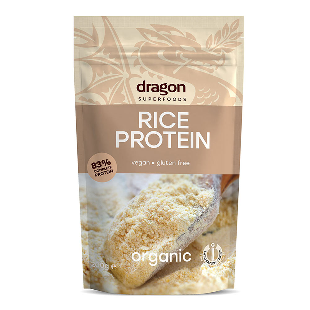 Dragon Superfoods Organic Rice Protein 83% Powder 200 g - Easy Pharmacy LLC
