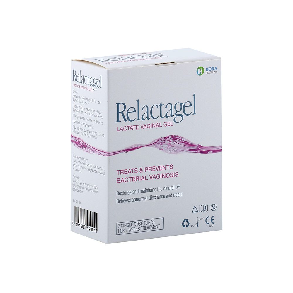 Relactagel Lactate Vaginal Gel Single Dose Tube 5 mL 7's - Easy Pharmacy LLC