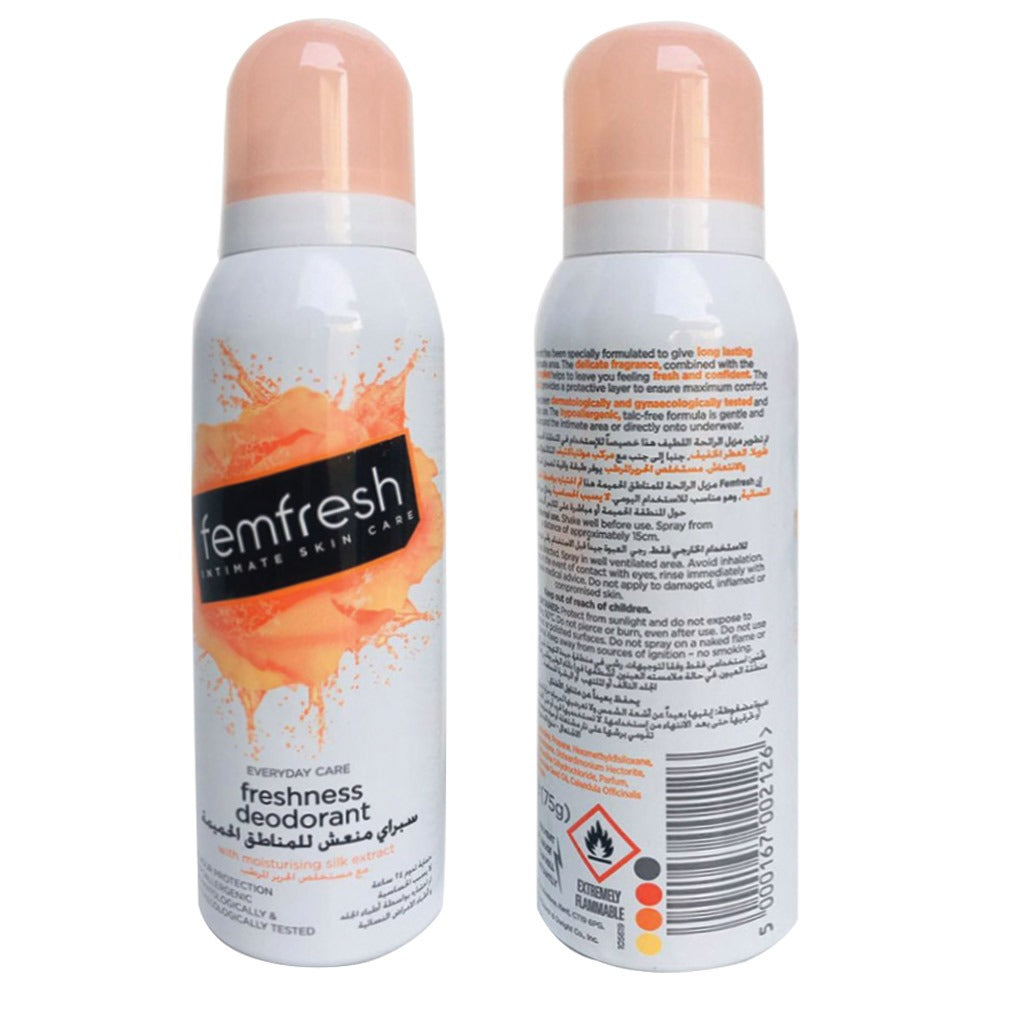 Femfresh Everyday Freshness Intimate Deodorant Spray 125 mL - Easy Pharmacy LLC