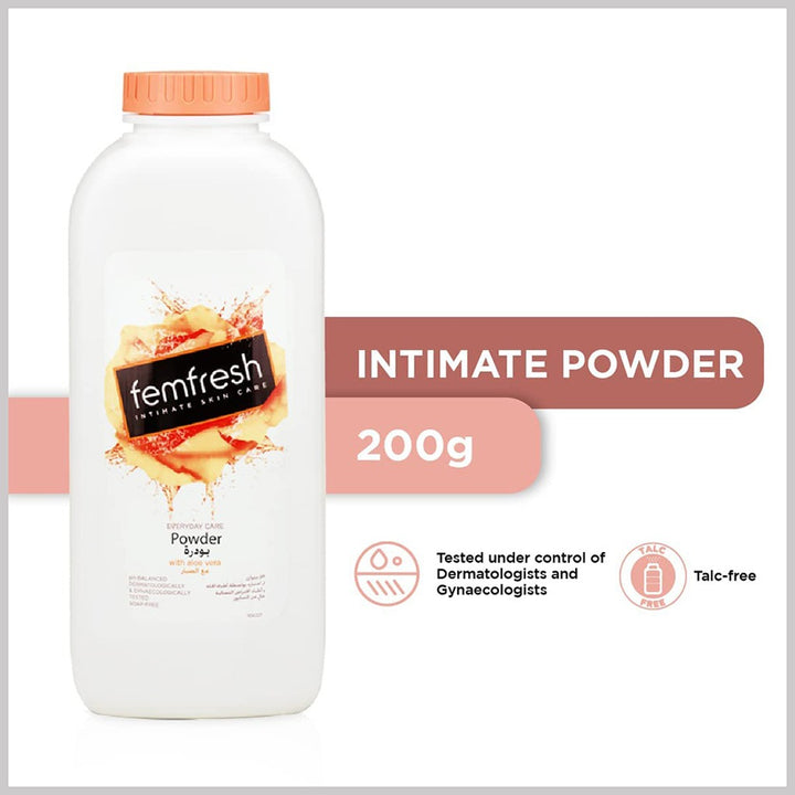 Femfresh Everyday Care Re-Balance Intimate Skin Care Powder With Aloe Vera 200 g - Easy Pharmacy LLC