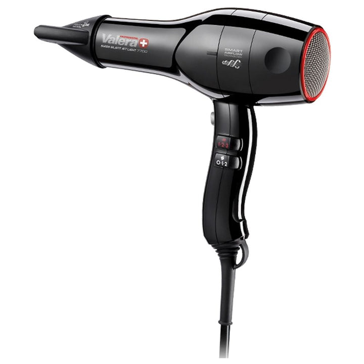 Valera Swiss Silent Jet 7700 2000W Light Hair Dryer Black 585.1 - Easy Pharmacy LLC