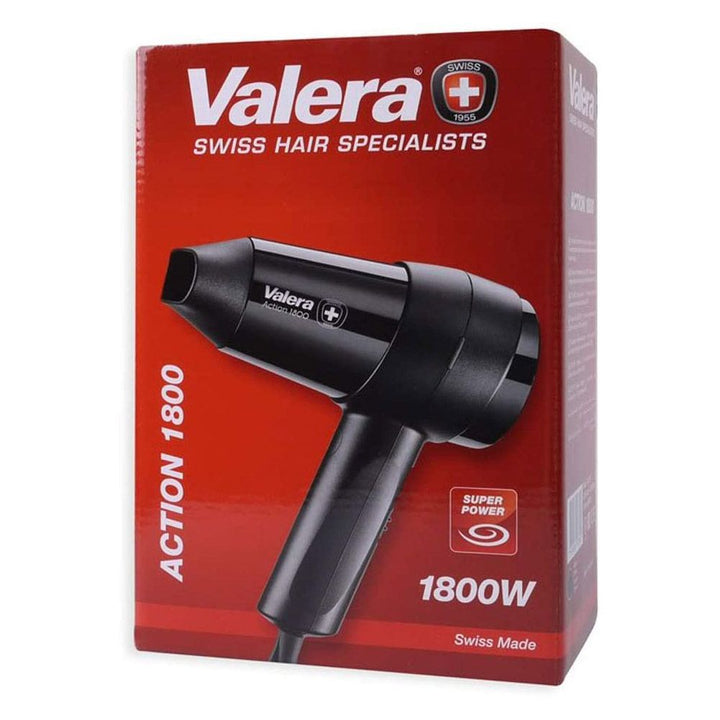 Valera Action 1800W Hair Dryer Black 542.08 - Easy Pharmacy LLC