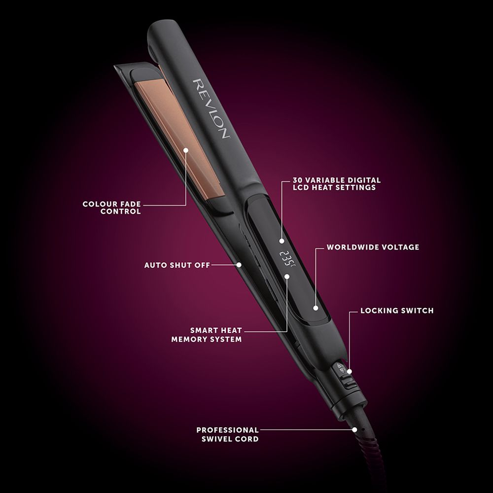 Revlon All Day Frizz Control Copper Glide Digital Styler RVST21 - Easy Pharmacy LLC