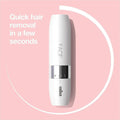 Braun Hello Face Goodbye Hair Mini Hair Remover White FS1000