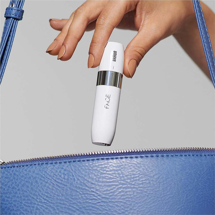 Braun Hello Face Goodbye Hair Mini Hair Remover White FS1000 - Easy Pharmacy LLC