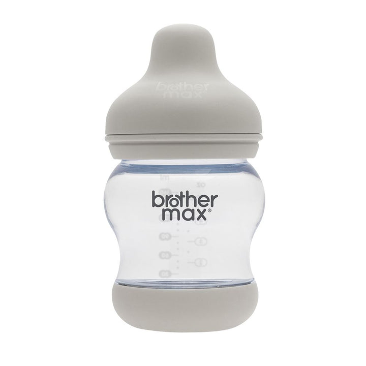 Brother Max PP Anti-Colic Feeding Bottle 0-3 Months Grey 160 mL 1's BM107G - Easy Pharmacy LLC