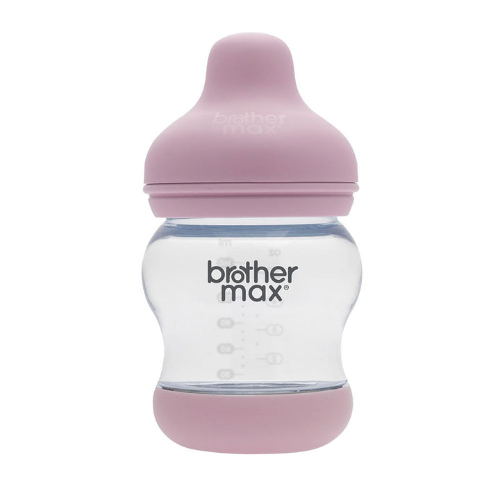 Brother Max PP Anti-Colic Feeding Bottle 0-3 Months Pink 160 mL 1's BM107P - Easy Pharmacy LLC