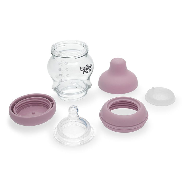 Brother Max PP Anti-Colic Feeding Bottle 0-3 Months Pink 160 mL 1's BM107P - Easy Pharmacy LLC