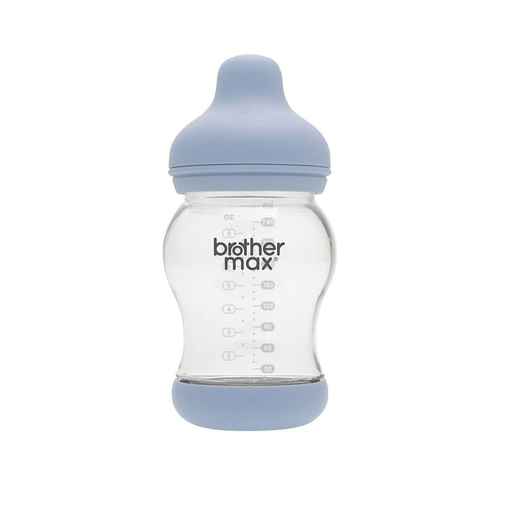Brother Max PP Anti-Colic Feeding Bottle 3-6 Months Blue 240 mL 1's BM108B - Easy Pharmacy LLC