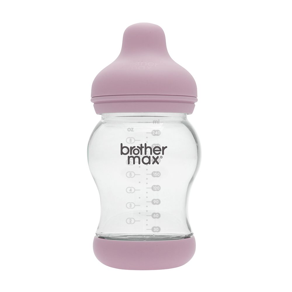 Brother Max PP Anti-Colic Feeding Bottle 3-6 Months Pink 240 mL 1's BM108P - Easy Pharmacy LLC