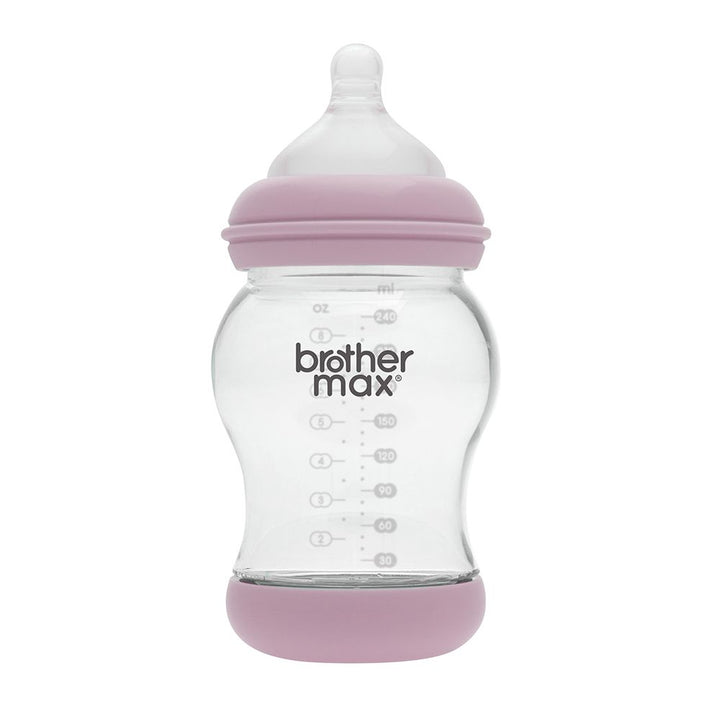 Brother Max PP Anti-Colic Feeding Bottle 3-6 Months Pink 240 mL 1's BM108P - Easy Pharmacy LLC