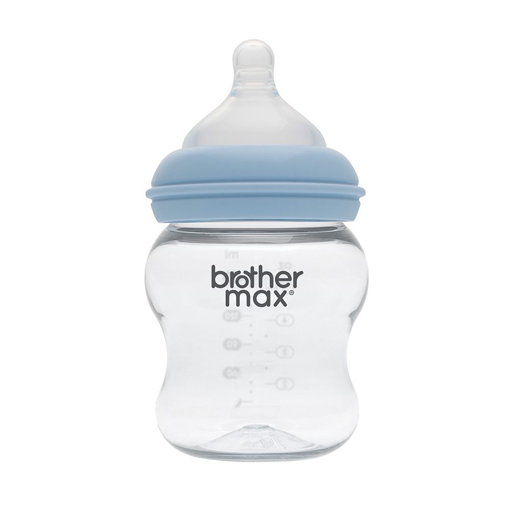 Brother Max PP Extra Wide Neck Bottle 0-3 Months Blue 160 mL 1's BM109B - Easy Pharmacy LLC