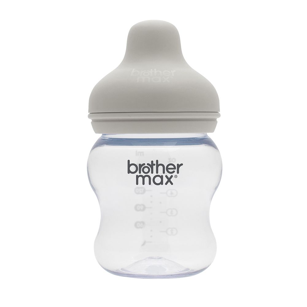 Brother Max PP Extra Wide Neck Bottle 0-3 Months Grey 160 mL 1's BM109G - Easy Pharmacy LLC
