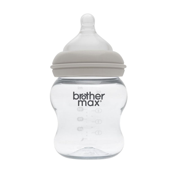 Brother Max PP Extra Wide Neck Bottle 0-3 Months Grey 160 mL 1's BM109G - Easy Pharmacy LLC