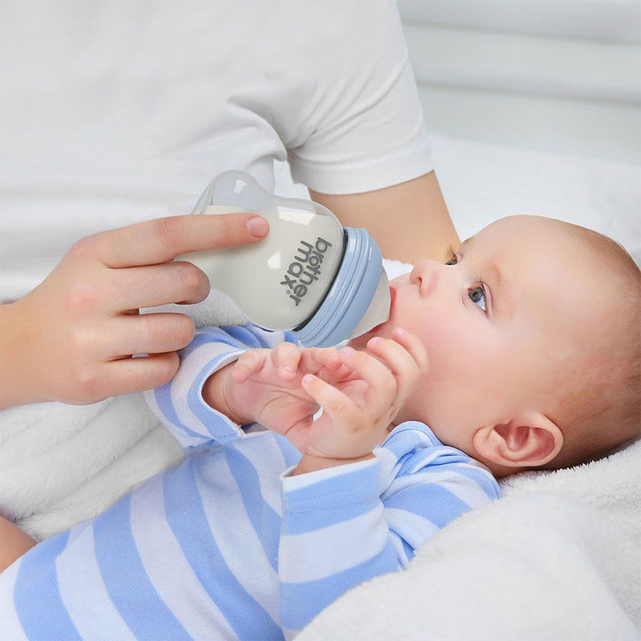 Brother Max PP Extra Wide Neck Bottle 3-6 Months Blue 240 mL 1's BM110B - Easy Pharmacy LLC