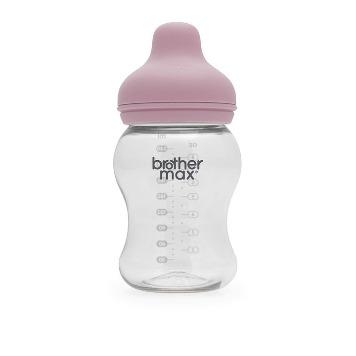 Brother Max PP Extra Wide Neck Bottle 3-6 Months Pink 240 mL 1's BM110P - Easy Pharmacy LLC
