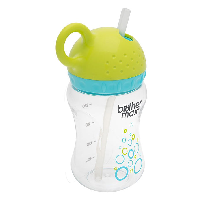 Brother Max Twister Straw Cup 6+ Months Blue-Green 280 mL 1's BM208BG - Easy Pharmacy LLC