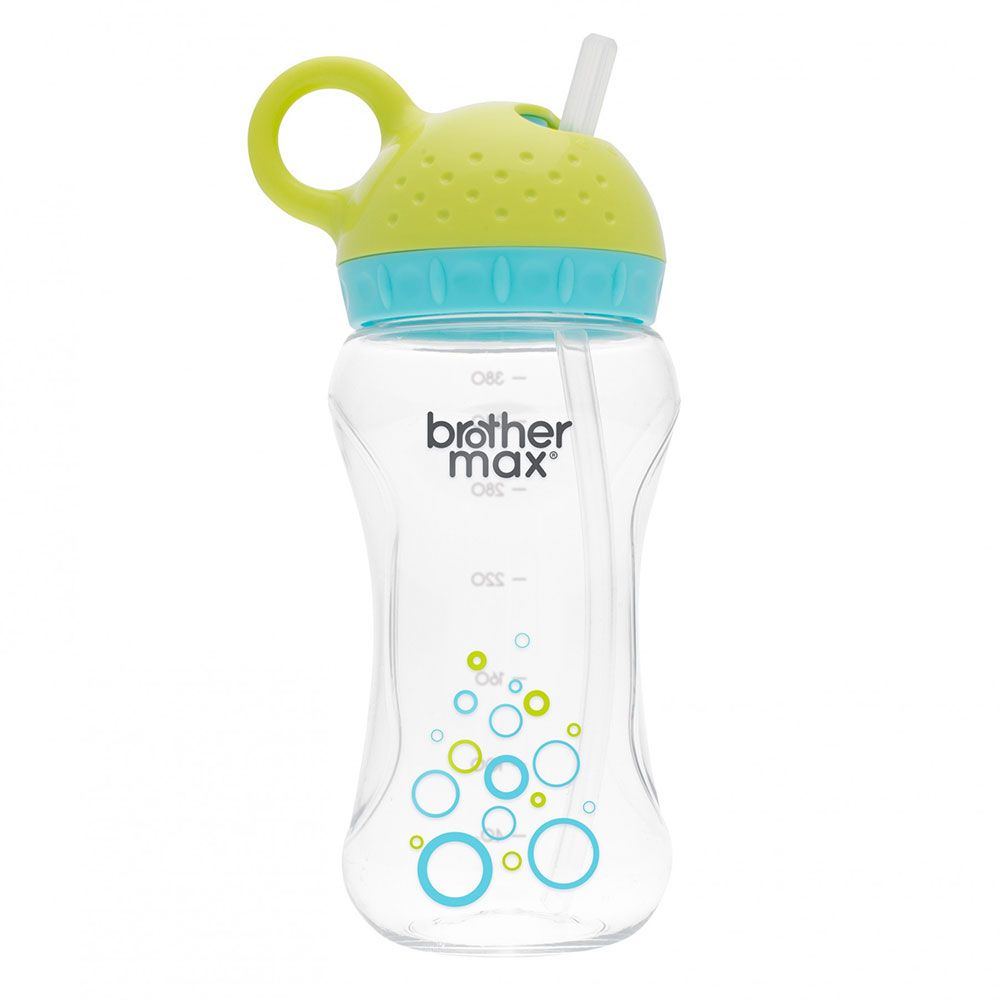 Brother Max Twister Straw Cup 12+ Months Blue-Green 380 mL 1's BM209BG - Easy Pharmacy LLC