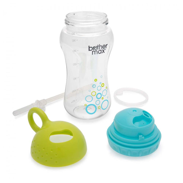 Brother Max Twister Straw Cup 12+ Months Blue-Green 380 mL 1's BM209BG - Easy Pharmacy LLC