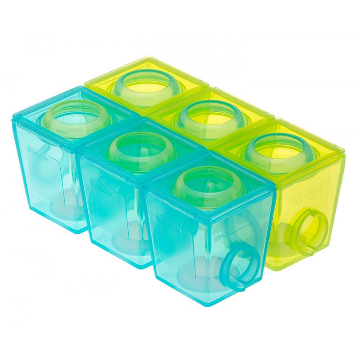 Brother Max Weaning Pots Small 4+ Months Blue-Green BM302BG - Easy Pharmacy LLC