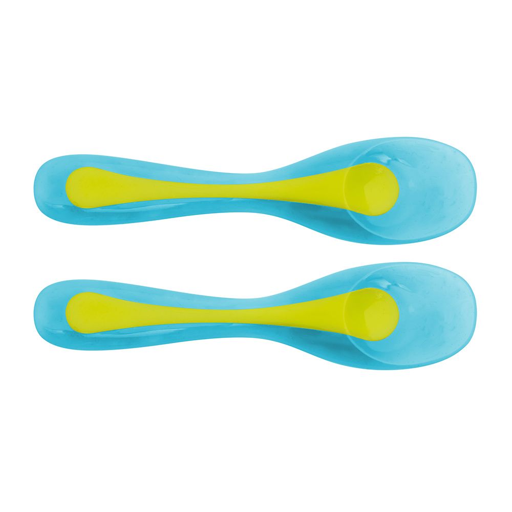 Brother Max Travel Spoons 4+ Months Blue-Green 2's BM309BG - Easy Pharmacy LLC