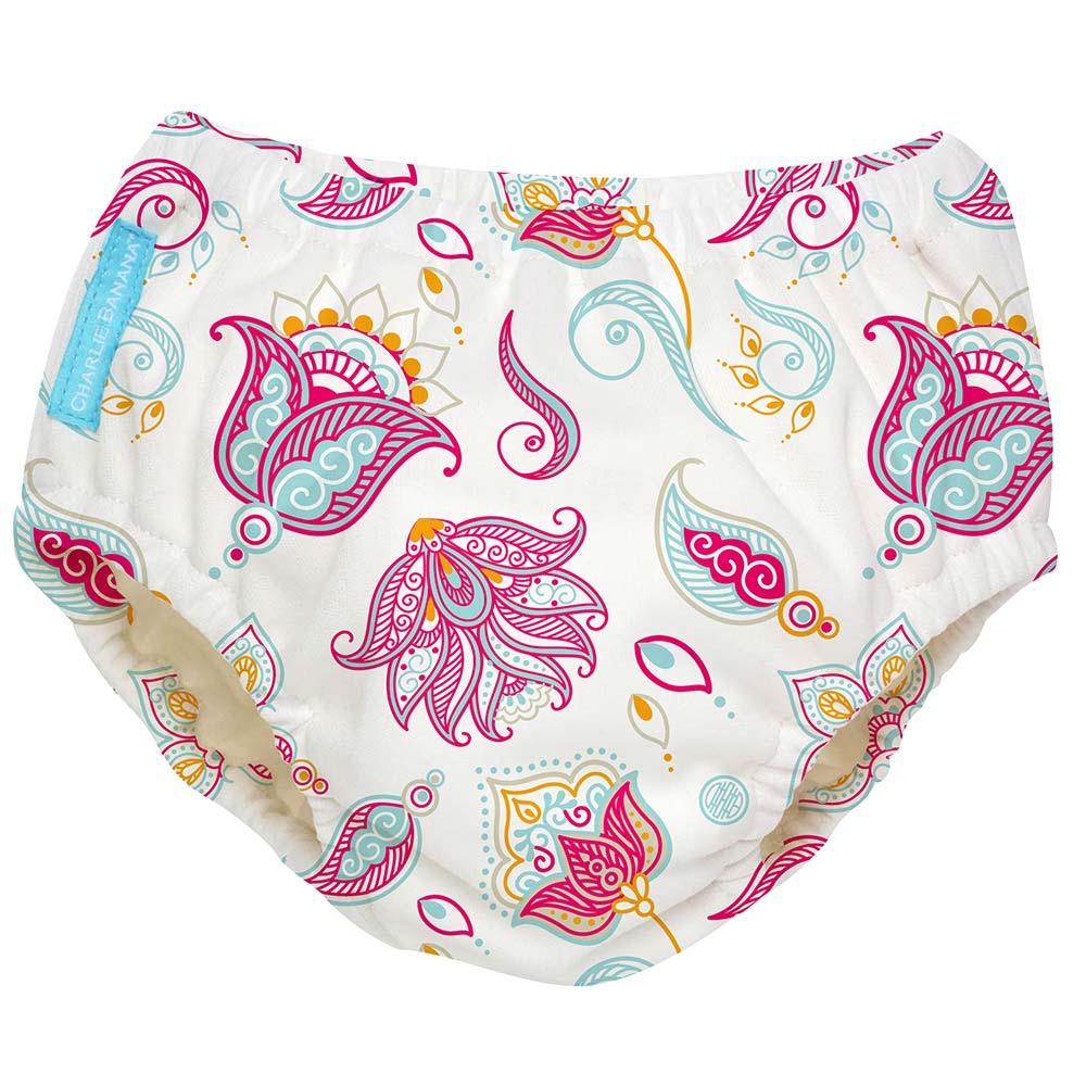 Charlie Banana 2-in-1 Reusable Swim Diaper Training Pants Cotton Bliss Small 1's 8870447 - Easy Pharmacy LLC